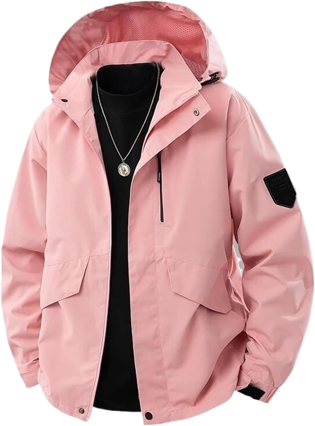 Men's Waterproof Hiking Jacket Camping Trekking Fishing Windbreaker Coats