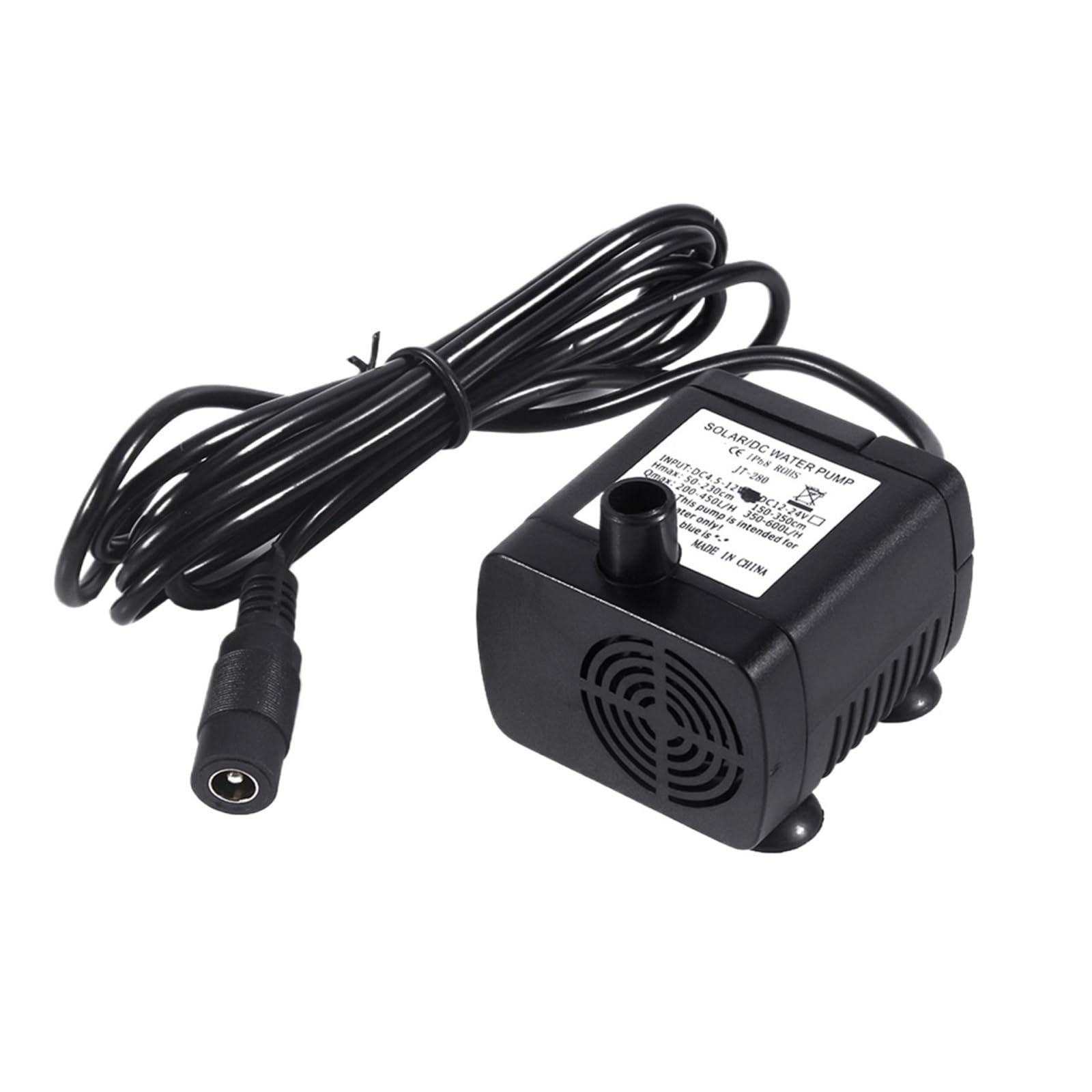 Industrial Water Pressure Diaphragm Pump 12V Solar Amphibious Mini Submersible Water Pump For Fountain Pond