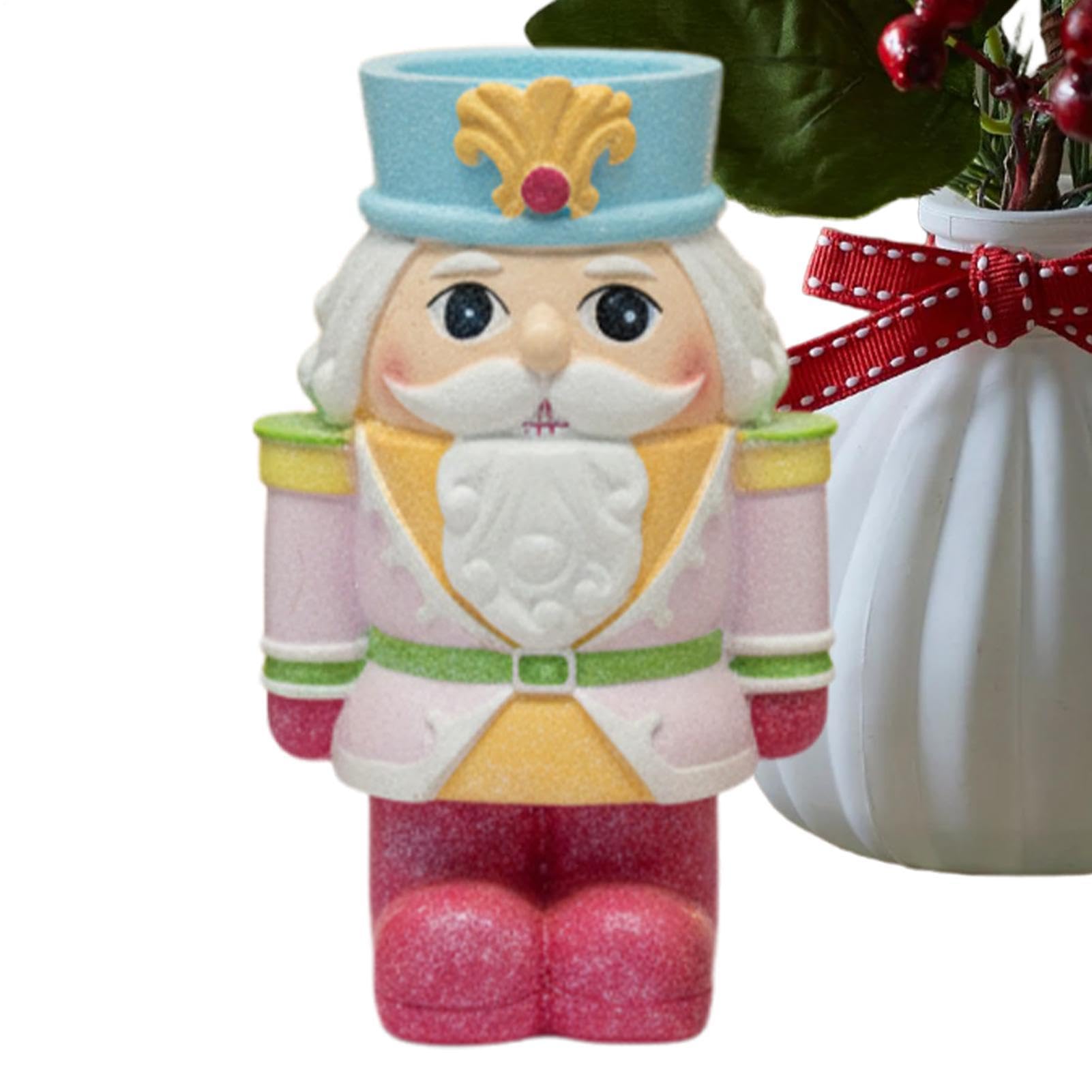 Porte-bougie soldat Casse-Noisette pour illuminer votre salon pendant les fêtes