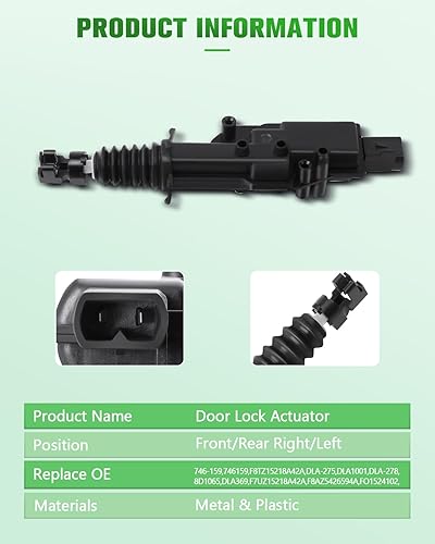 Miniatura 3 de SCITOO 746-159 - Actuadores de bloqueo de puerta de potencia delanteratrasera derechaizquierda de repuesto para Ford Crown Victoriapara F-150