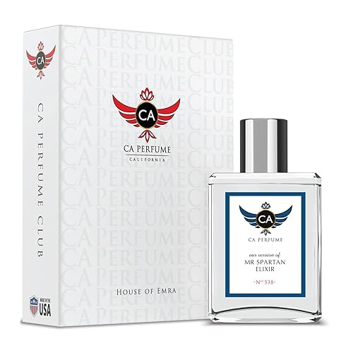 CA Perfume Impression of Mr. Spartan Elixir para hombre, fragancia aromática, de larga duración, colonia, Eau De Parfum 1.7 Fl Oz 1.7 fl oz