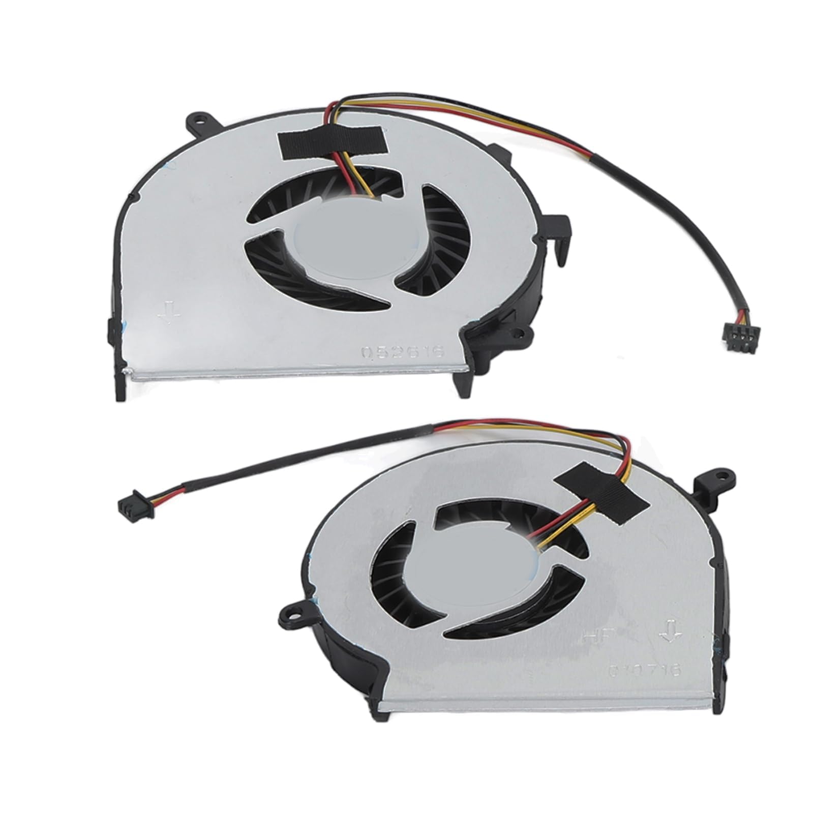 Dpofirs Ventilateur de Refroidissement CPU + GPU for msi PE60 PE70 GL62 GL72 GP62 GP72 MS 16J1 MS 16J5 MS 1791 MS 1795 Série, Ventilateur CPU 3 Broches Remplacement du