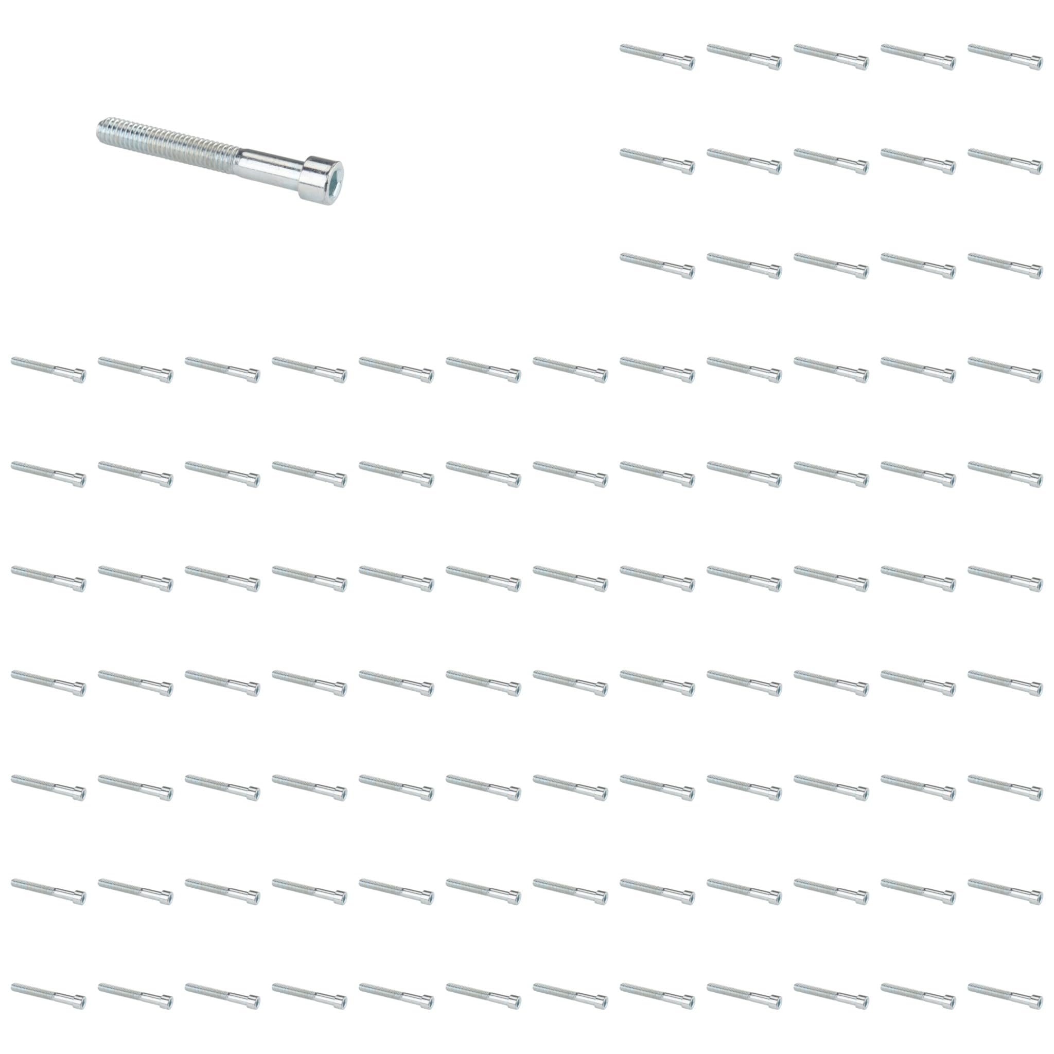 100x Conector automático, ranura 5, tipo I, acero, galvanizado