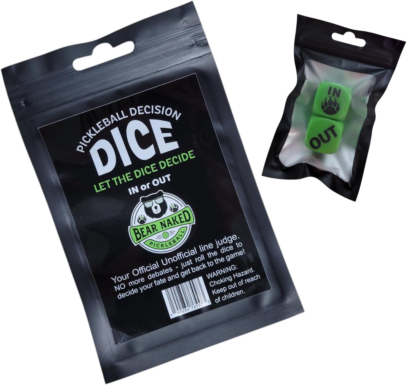 Pickleball Decision Dice - Let The Dice Decide - 2 pcs