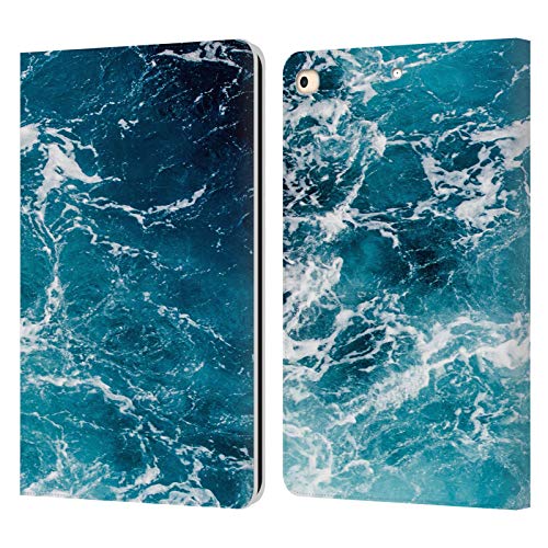 Étui portefeuille en cuir de qualité PLdesign Mer pour Apple iPad 9.7