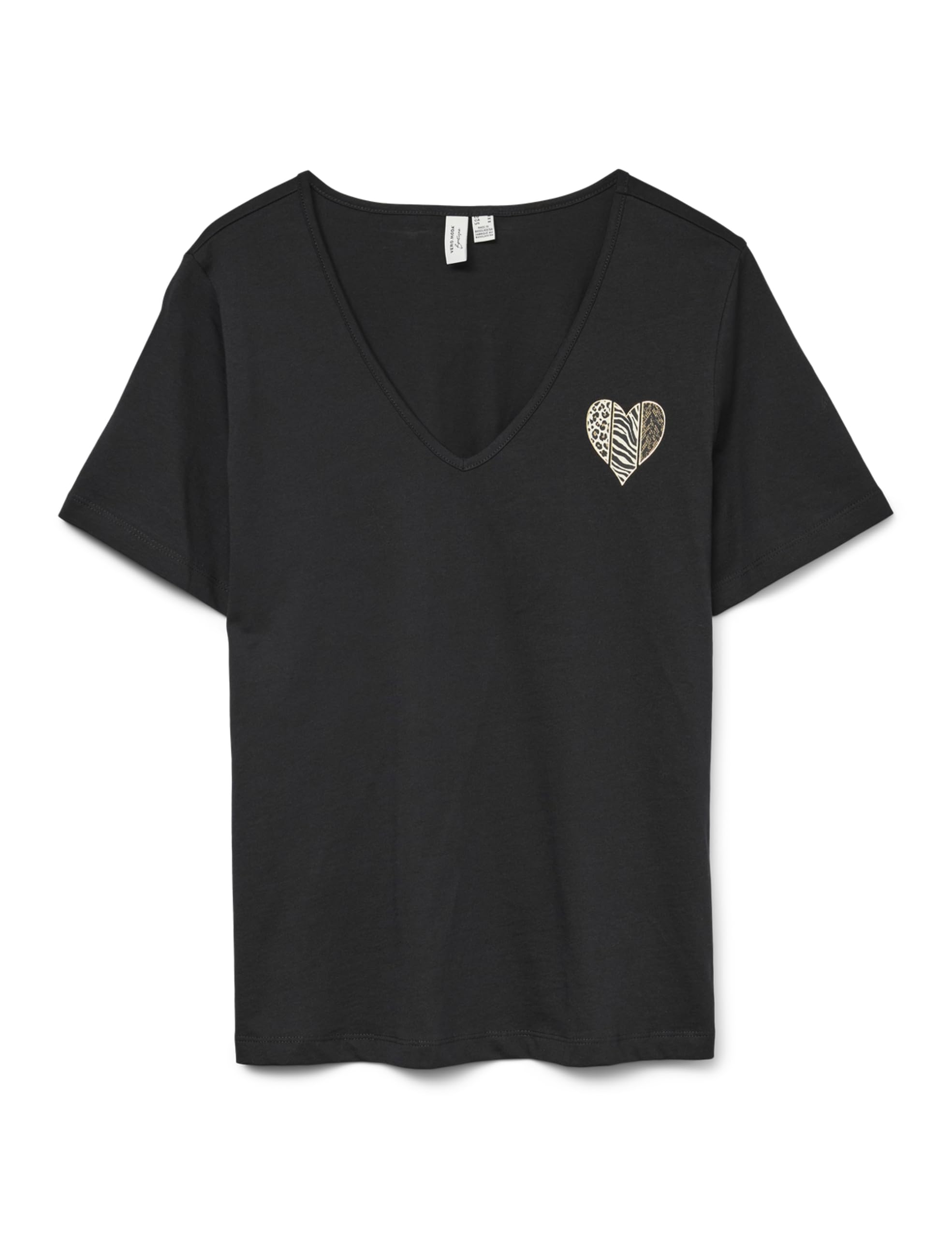 Vmflorita S/S V-Neck T-Shirt JRS Btq