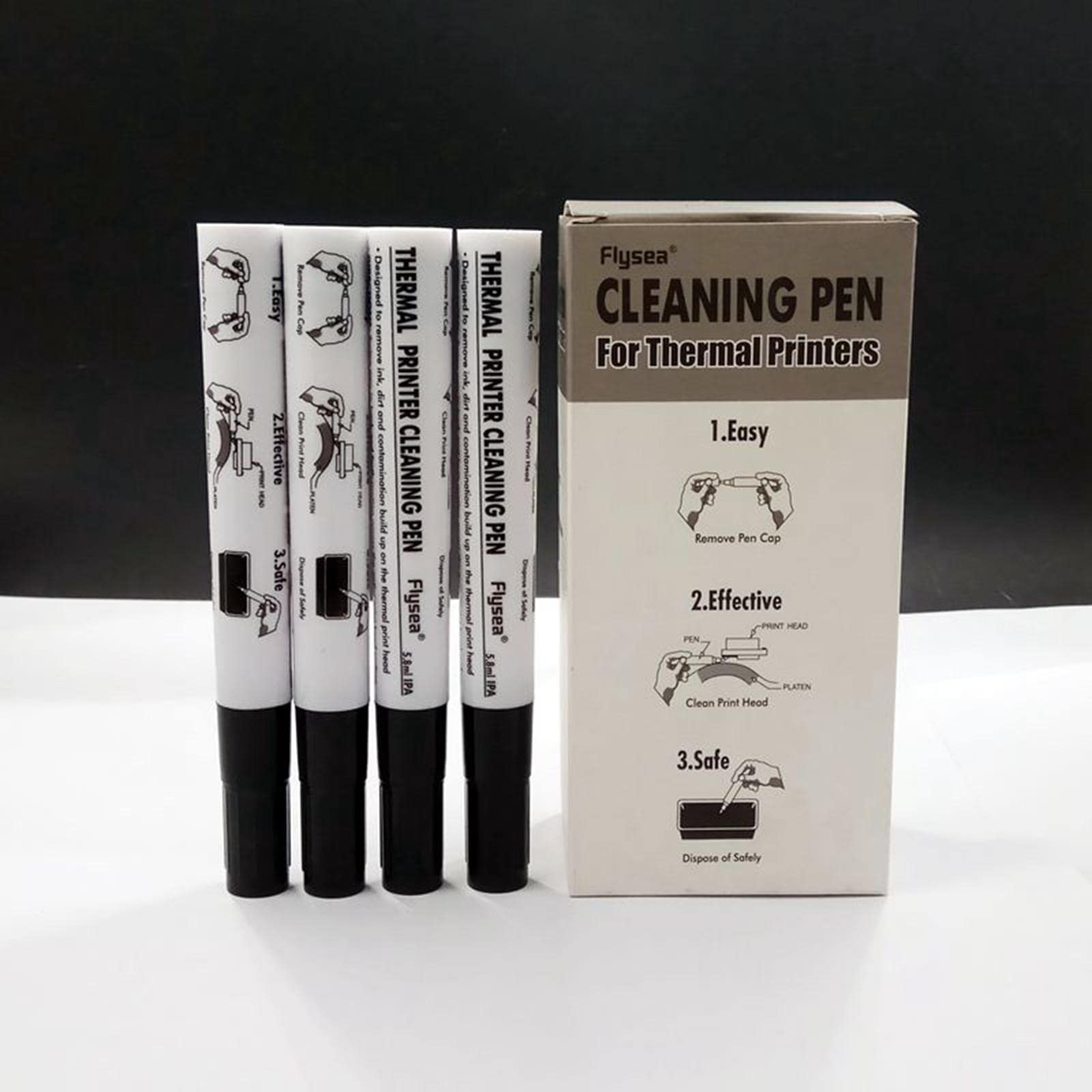 Sharplace 2x 5x Stylo de de Tête D'impression D'entretien Stylo Stérilisant à L'alcool pour Zebra pour