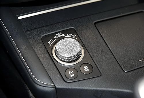 Miniatura 4 de Modo de conducción Select Switch Speed ECO Push Normal Sport Knob Stickers Covers Compatible con Lexus ES 2014-2018, GS2014-202O