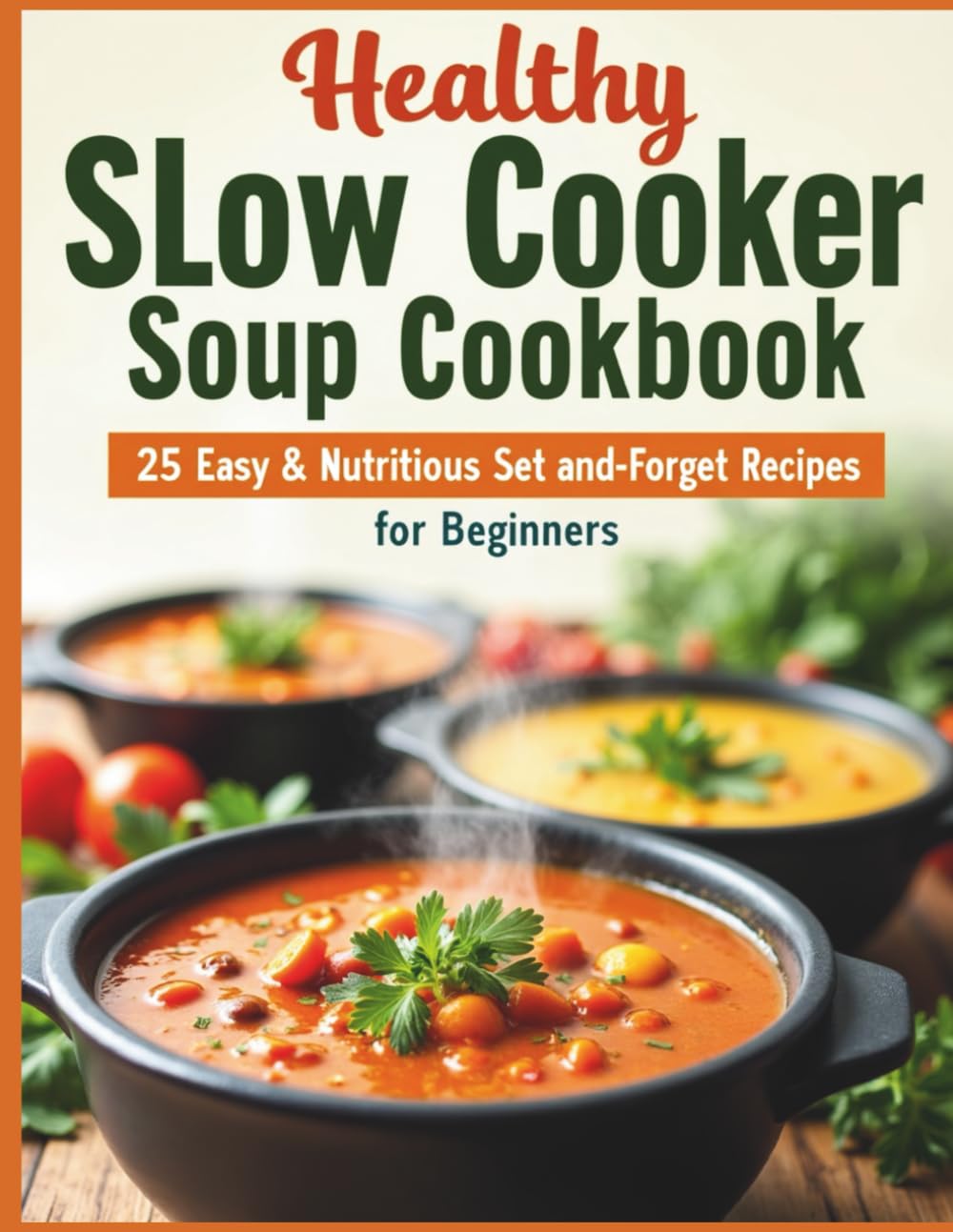 Healthy Slow Cooker Soup Cookbook: 25 Easy & Nutritious Set-and-Forget Recipes for Beginners.