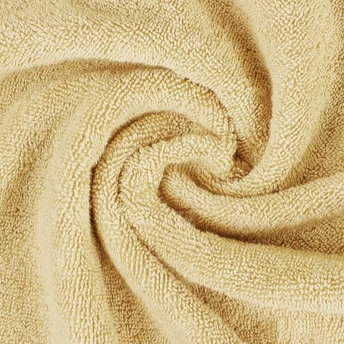 Image of Utopia Towels Cotton Hand Towels, 6 Pack Towels, 700 GSM (Beige)