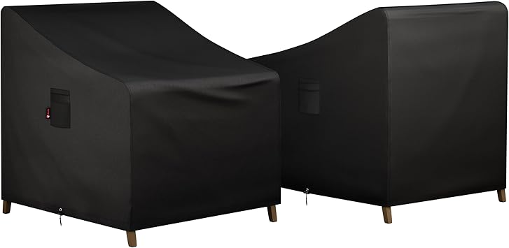 iBirdie Waterproof Outdoor Chair Covers 35 x 38 x 31 inch 2 Pack Patio Furniture Covers