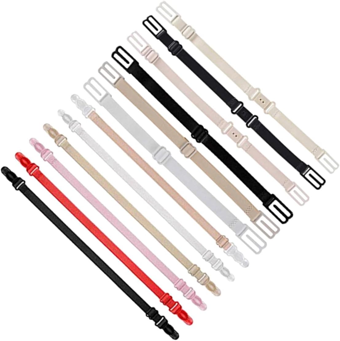 36 Pcs Adjustable Bra Straps Non-slip Sports Bra Straps Thick Buckle for Women