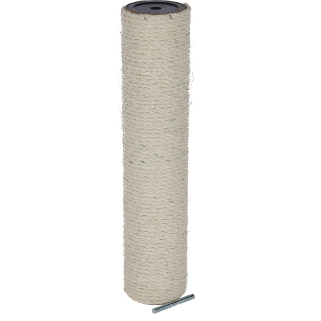 Foto 2 de 3 de Kerbl Pet Poste de Repuesto, Tronco de Repuesto para rascador de Gatos, Poste de sisal, 30cm, ø 9cm, Beige