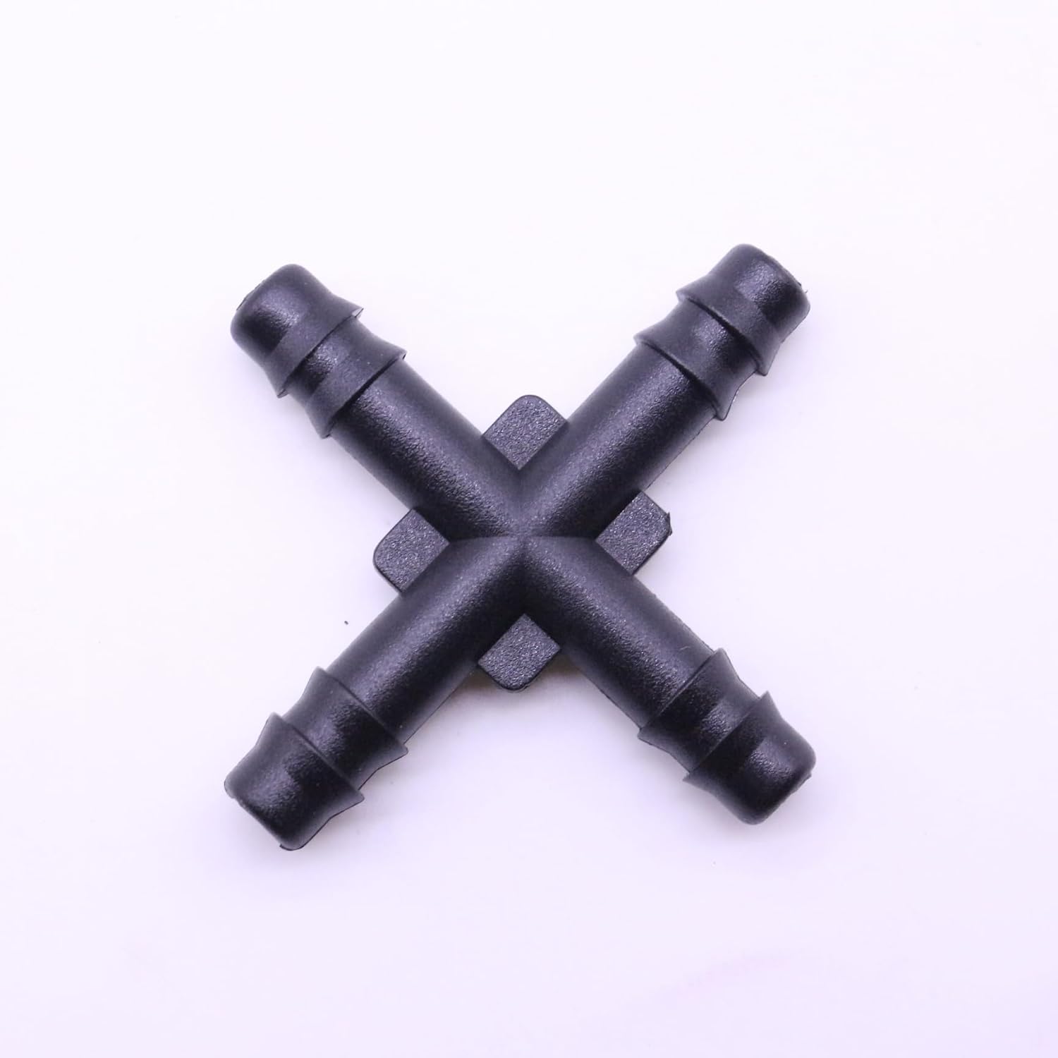 10 Pcs 4 Way Vacuum Hose Cross Connector Nylon Black Engine Vacuum System Replacement For Ford 387042 For Chrysler 4241054 For GM 354400