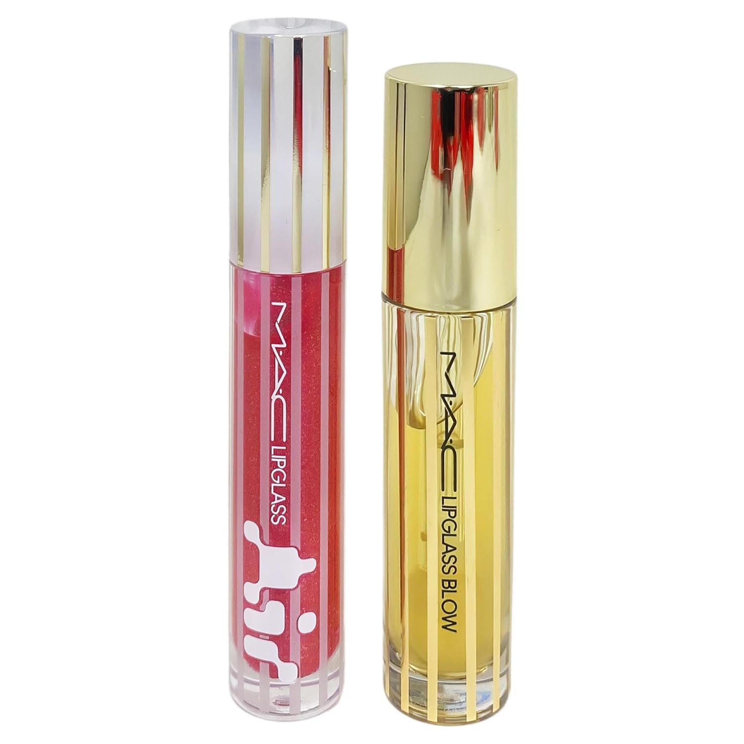 MAC M·A·C Cosmetics Holiday Exclusive Blowing Air Kisses Glossy Lip Duo - Sweet Stuff/Ginger Zinger