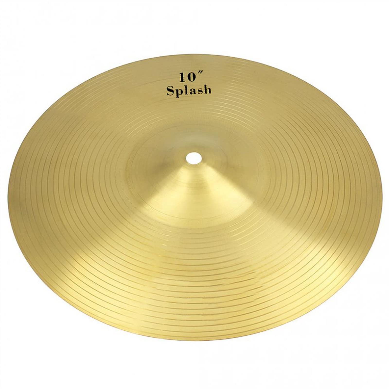 Cymbal Sets Tambor De Platillos Splash Crash De Aleación De Latón De 10/12/14/16 Pulgadas para Principiantes platillo (Color : 10 Inch)