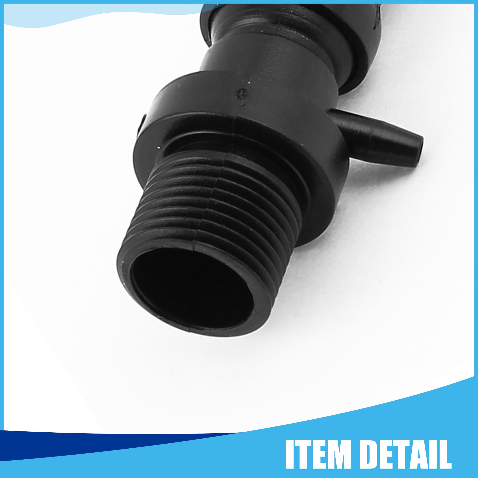 CAPASTEC Aquarium Nozzle Water Outlet,Plastic Aquarium Pump Duckbill Nozzle Water Outlet Return Pipe Plumbing for Aquarium Fish Tank(Black) - Image 4