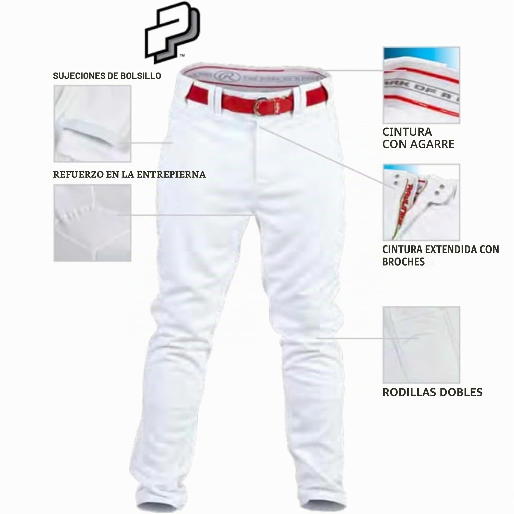 Rawlings Piped - Pantalones Hombre