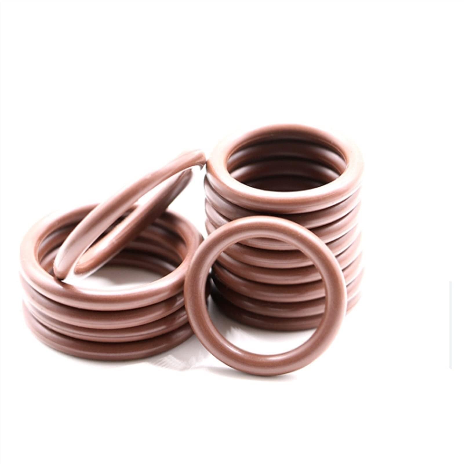 Joint d'étanchéité en Silicone, pièces de quincaillerie, diamètre extérieur 2.3mm, rondelle en caoutchouc étanche, joint torique, 5 pièces,Matériau Fiable