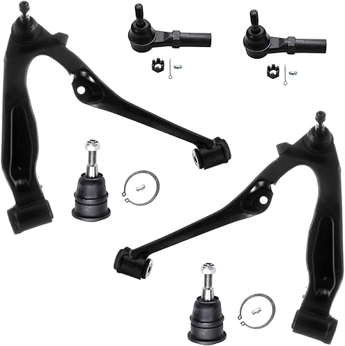 Miniatura 23 de Detroit Axle - Kit de suspensión delantera RWD para Chrysler 300 Dodge Charger Challenger Magnum 2 brazos de control superior con rótulas 2 rótulas