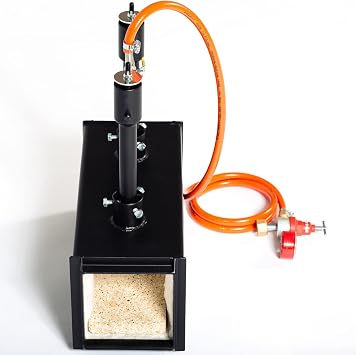 DEVIL-FORGE Gas Propane Forge DFPROF2, 2 Burners DFP (160.000 BTU) use 1 or 2, Gas Ball Valve, Air Choke, Knife Making, Blacksmith, Farrier, 2500F / 1370C