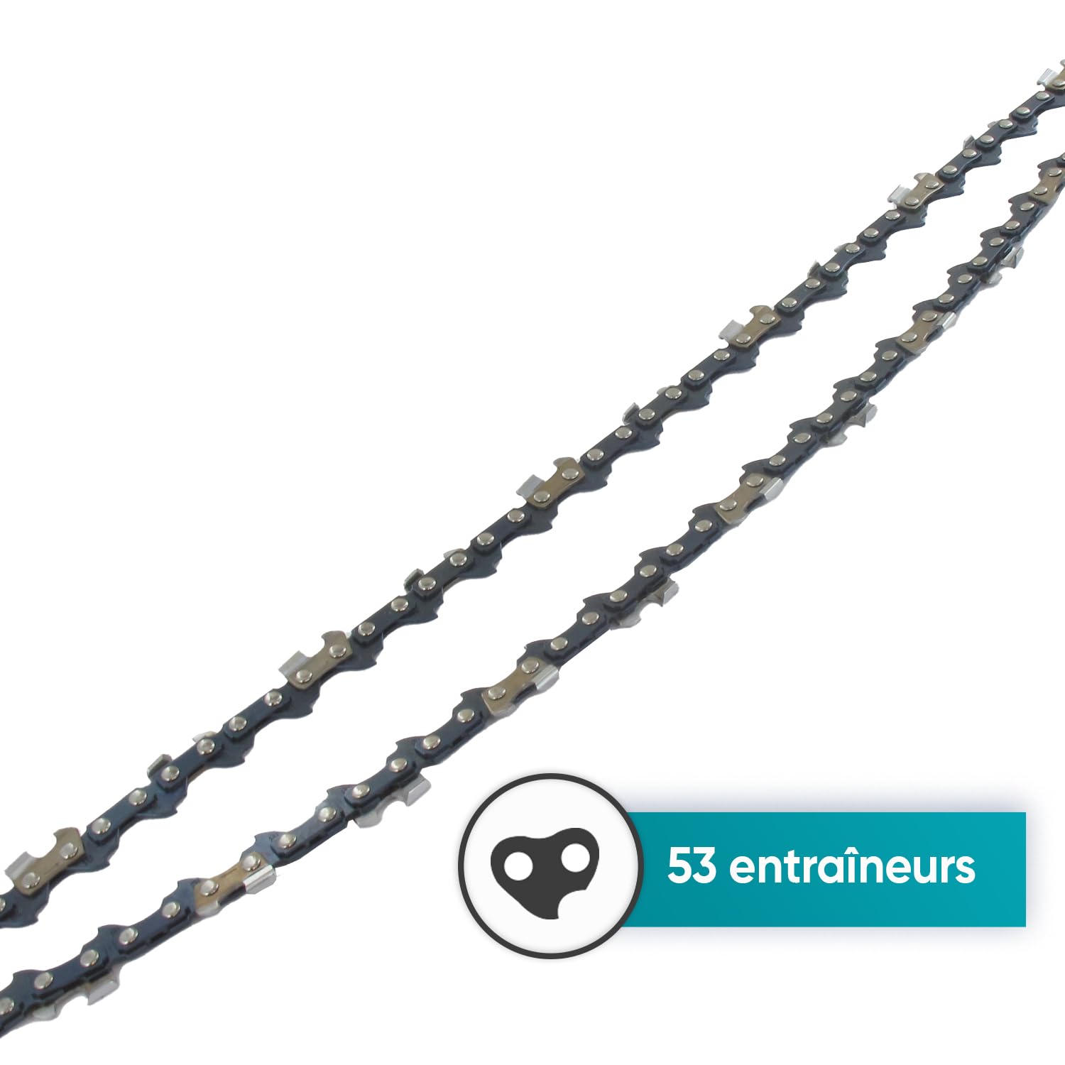 Chaîne Tronçonneuse Ozaki 3/8 LP - Jauge 1.3mm - 50 Entraîneurs - 35cm - Qualité Professionnelle