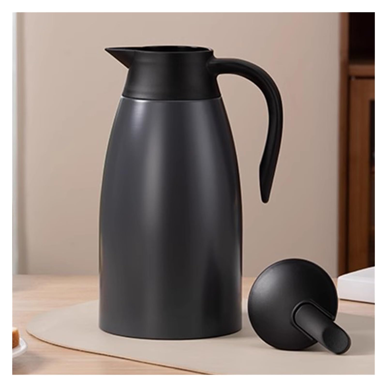 Botella de agua aislada térmica para café, acero inoxidable, doble pared, dispensador de bebidas