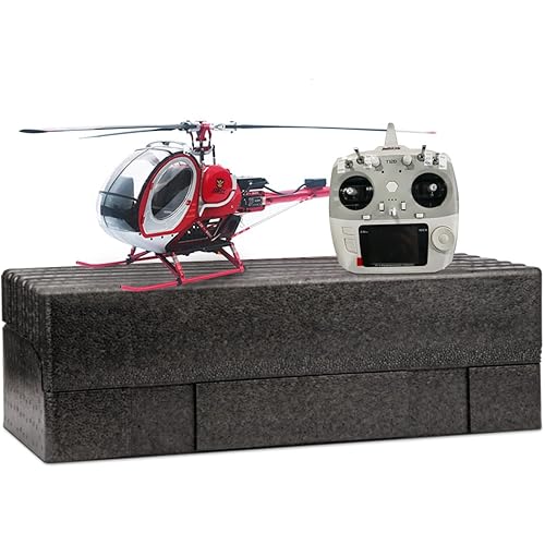 Large RC Helicopter for Adults| JCZK 300C PRO RC Helicopter, 2.4G 12CH Remote Control Airplane, RC Airplane with GPS H1 Smart Flight Control(RTF/Red)
