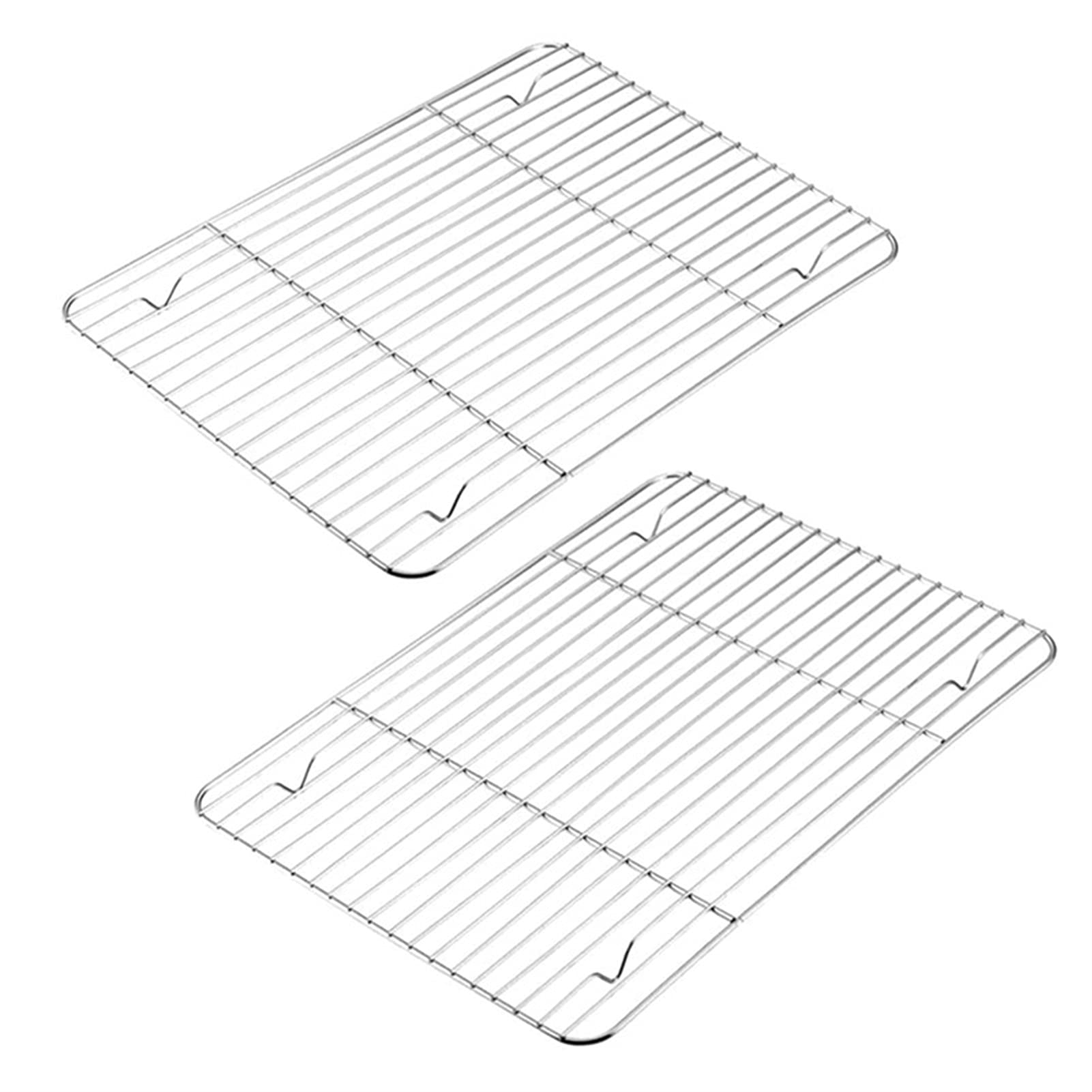 2 Teile/Satz Antihaft-Backblech Edelstahl Kuchen Brot Anzug Grid Line Backformen Platte Küche Kochutensilien, Pfannenkühlregal (Color : 40 X 30 X 2.5cm) (40 X 30 X 2.5cm)