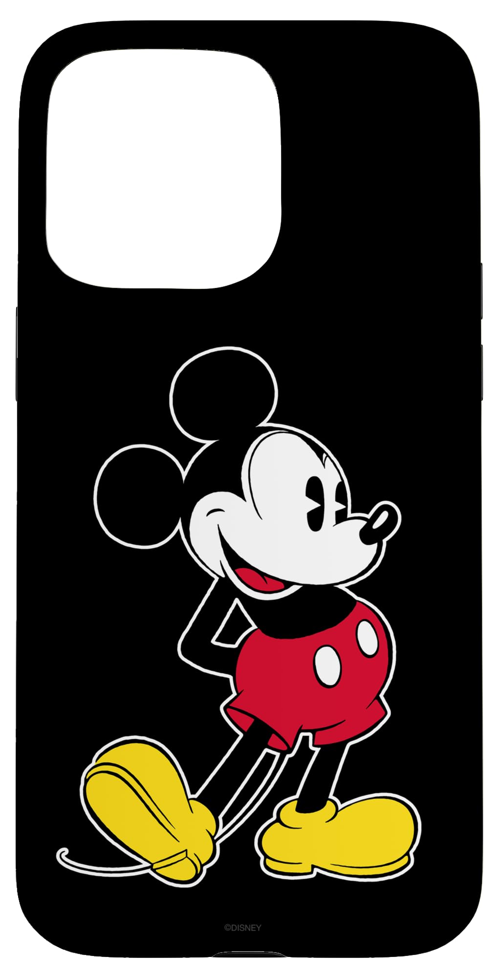 Disney Mickey Mouse Classic Pose Black Case for iPhone 15 Pro Max