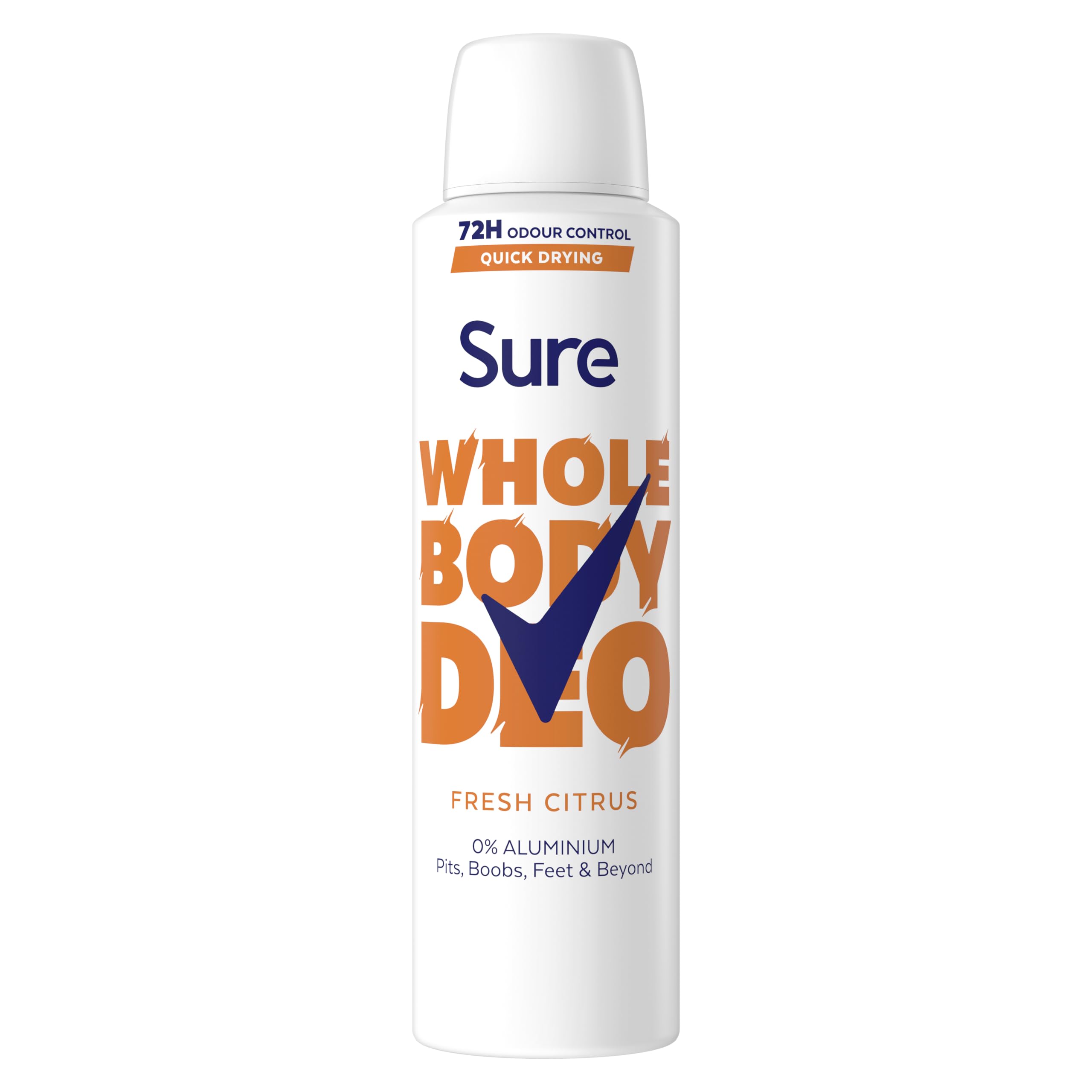 Sure Women Fresh Citrus 72hr Whole Body Deodorant Spray 150 ml