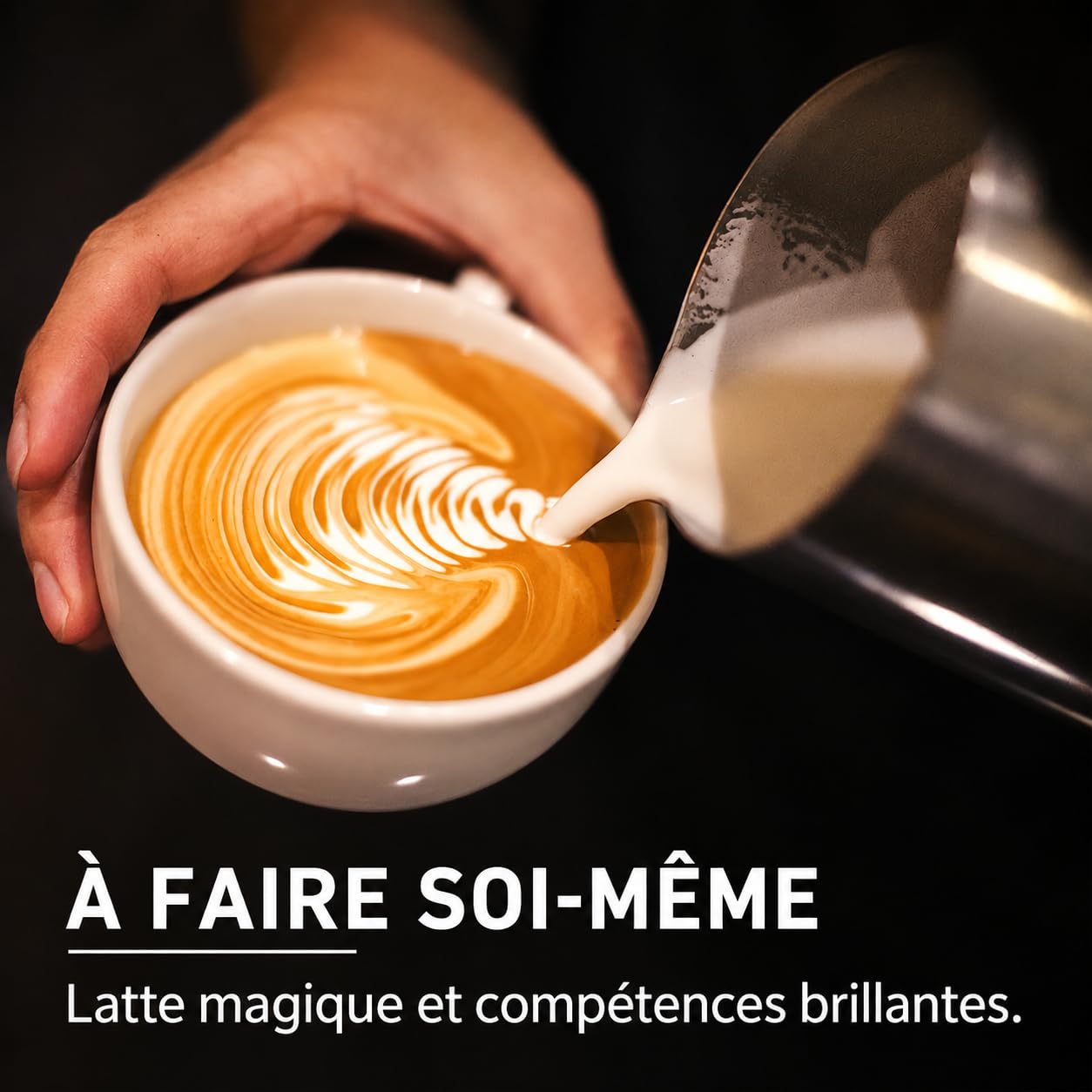 Lot de 18 Mini Pots à Lait en Inox 90 ml, Pichets à Crème avec Poignée | Petits Pichets de Service pour Café, Thé, Sauces, Sirop, Expresso, Maison, Cafés, Restaurants et Restauration