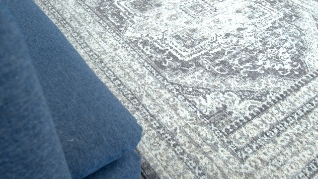 Alfombra decorativa bohemia marrón 6x9 miniatura 7