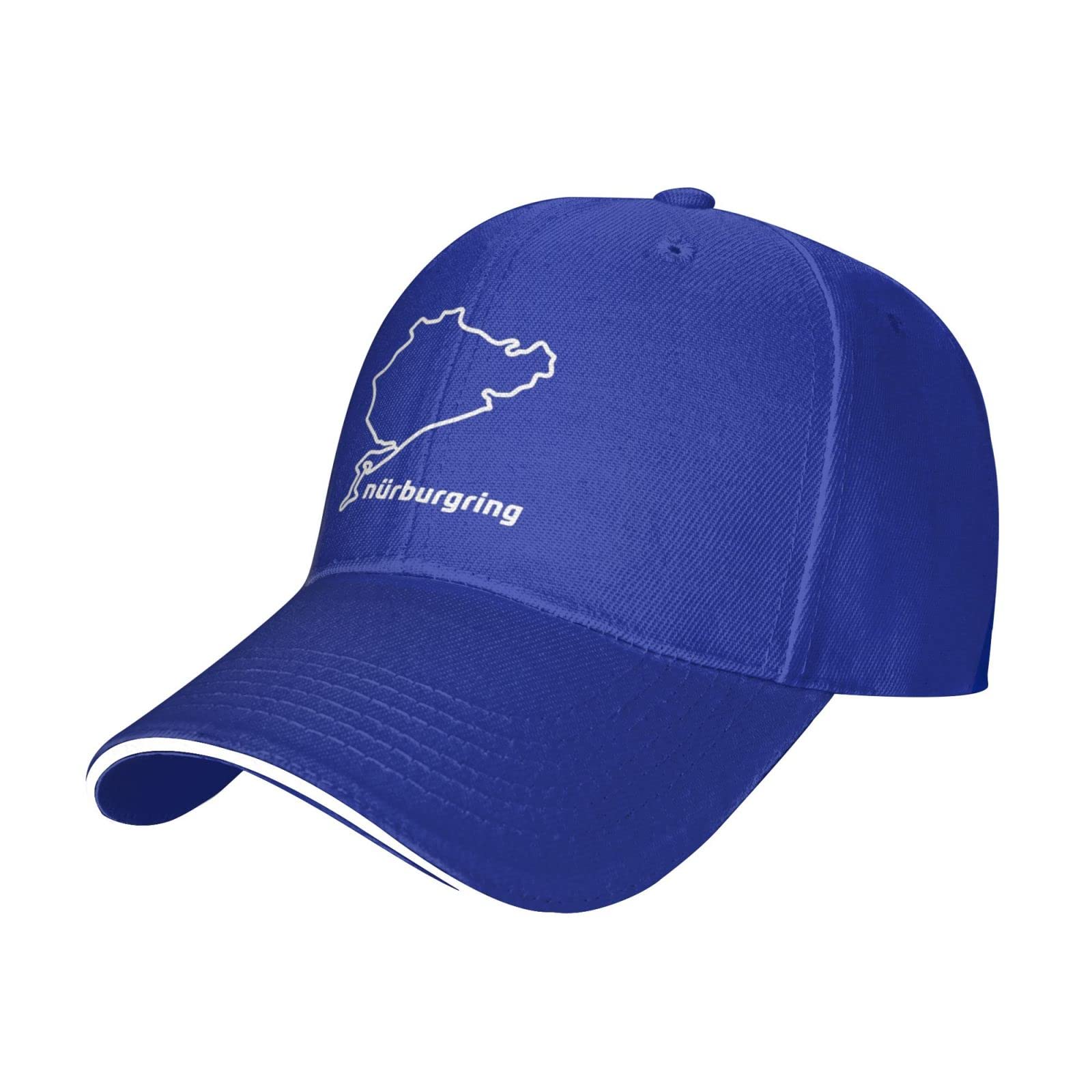KWQDOZF Nurburgring Unisex Casquette Hat Adjustable Fashion Sports Skull Cap Baseball Caps Black