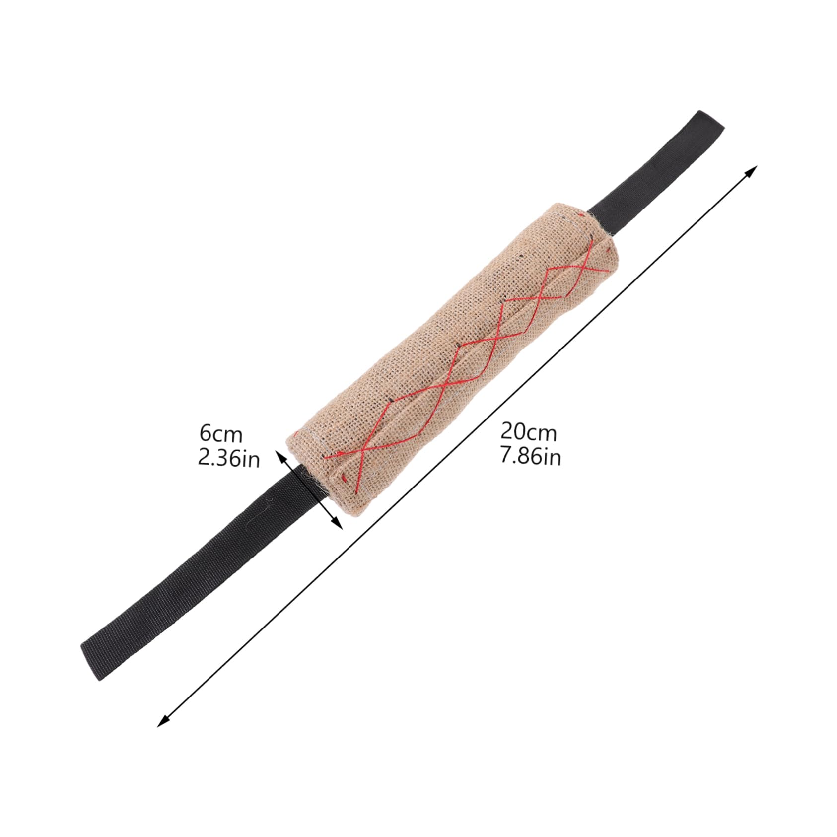 HOLIDYOYO Dog Bite Stick Plush Pet Dog Large Small Soft Rope Interactive Chew Beige