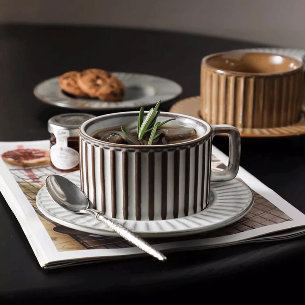 ENGENDER Tazas Cafe Taza De Té La Tarde Café Leche Mug Cups(B)