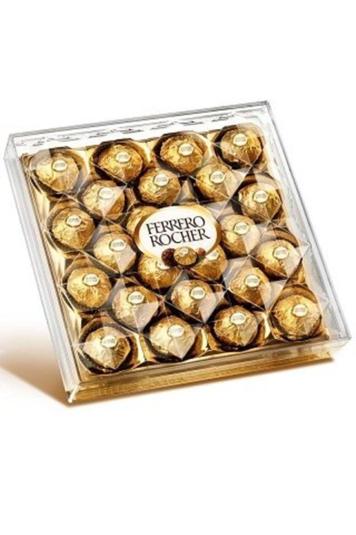 Ferrero Rocher - paquet de 24 pièces croquantes au chocolat au lait avec noisettes et fourrage crémeux - 300g