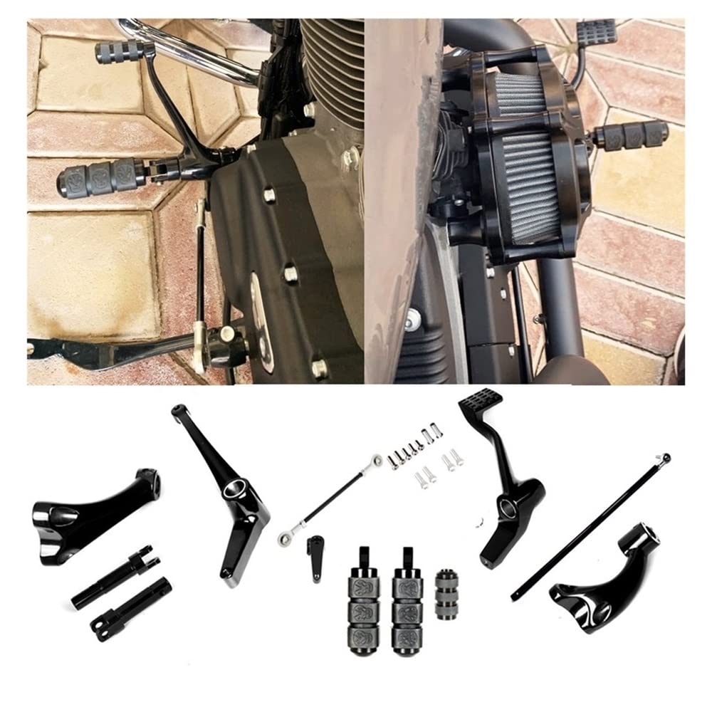 Leva Cambio Moto Per Sportster XL 883 E 1200 (2004-2022) – Pedale In Acciaio, Antiscivolo, Nero/cromo, Modello XF2906C592