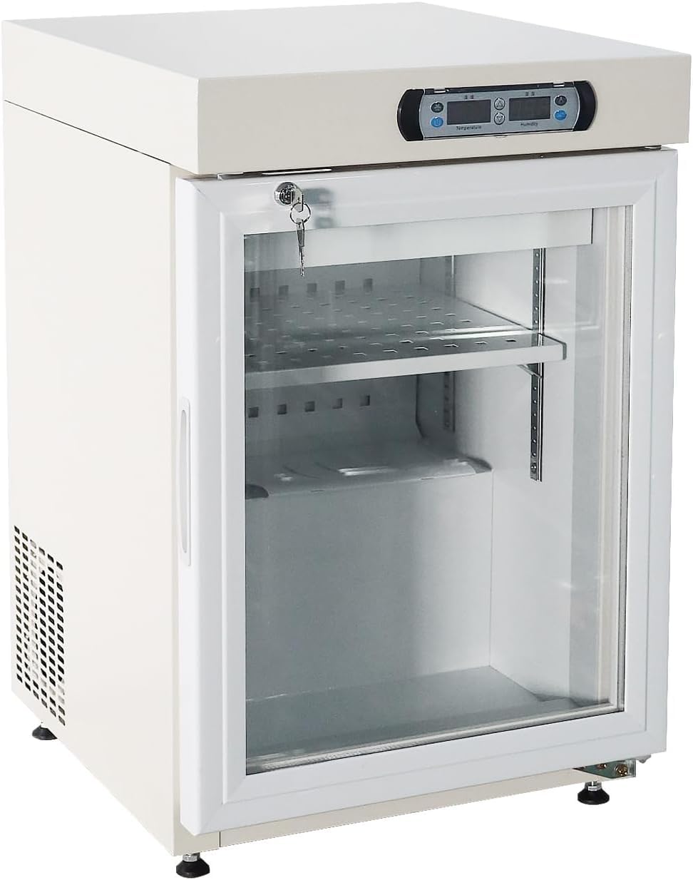 Laborkühlschrank 2-8 °C, 50L Lab Refrigerator Arzneimittelaufbewahrung Medizinischer Kühlschrank Lebensmittel Imbiss