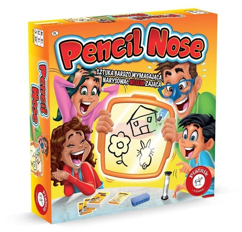 Evita el aburrimiento con Piatnik Gra Pencil Nose, el divertido juego de destreza y risas