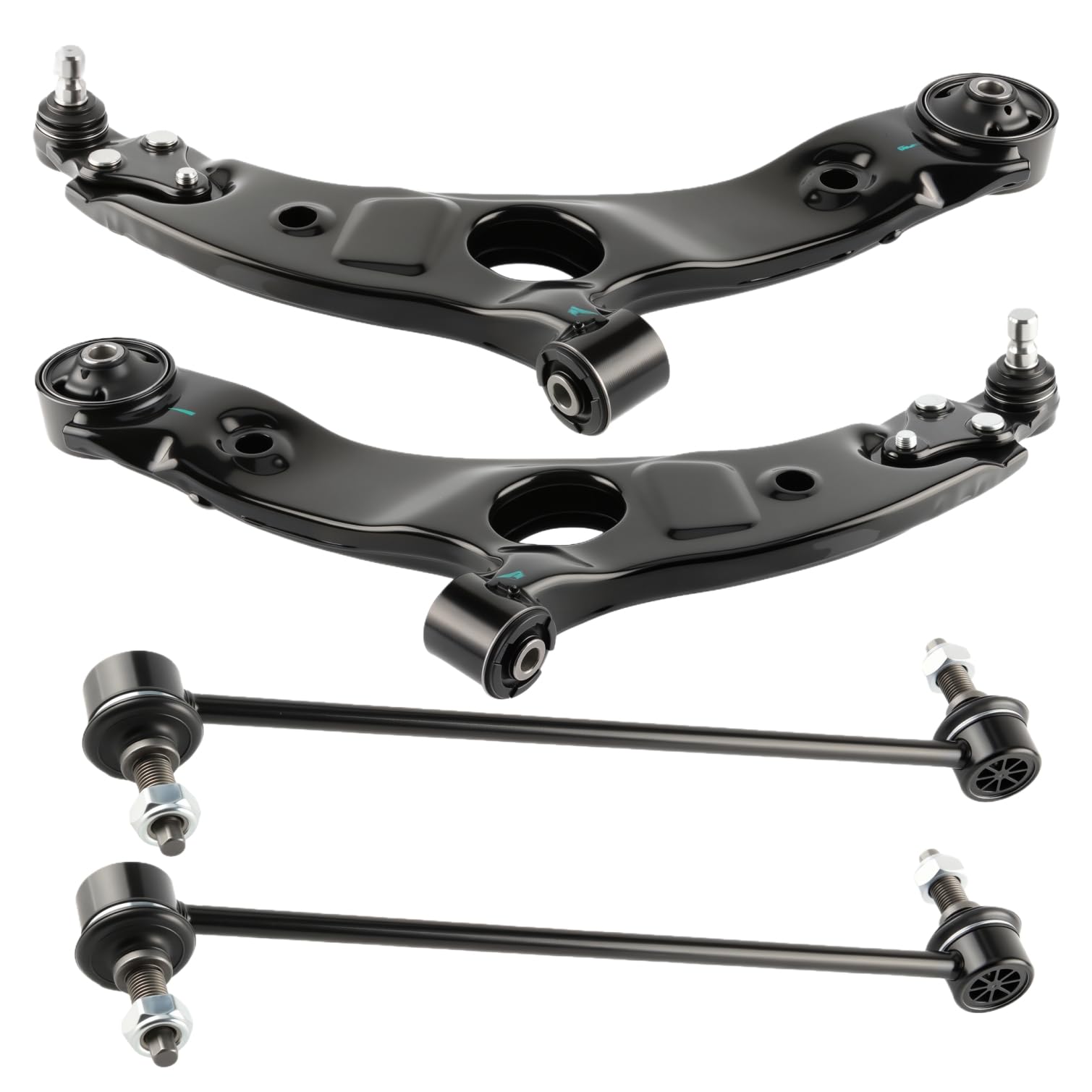 TUUMOND Front Lower Control Arm with Ball Joint Fit for Hyundai Santa Fe 2015-2018 All Models, Santa Fe XL 2015 2016 2017 2018 2019 All Models - 4 PCS