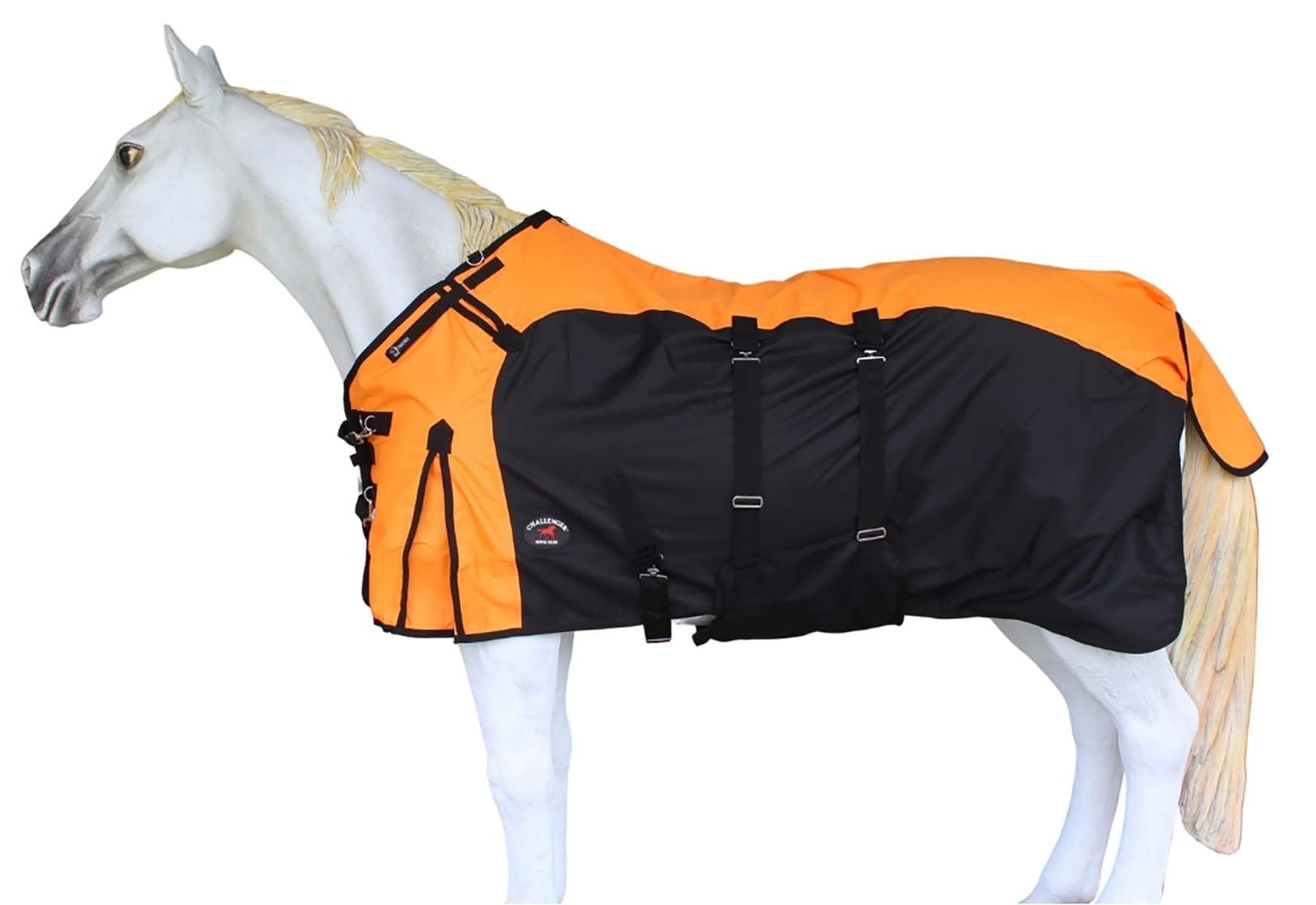 76" 1200D Turnout Waterproof Fleece Lined Medium Winter Blanket Sheet 382LG