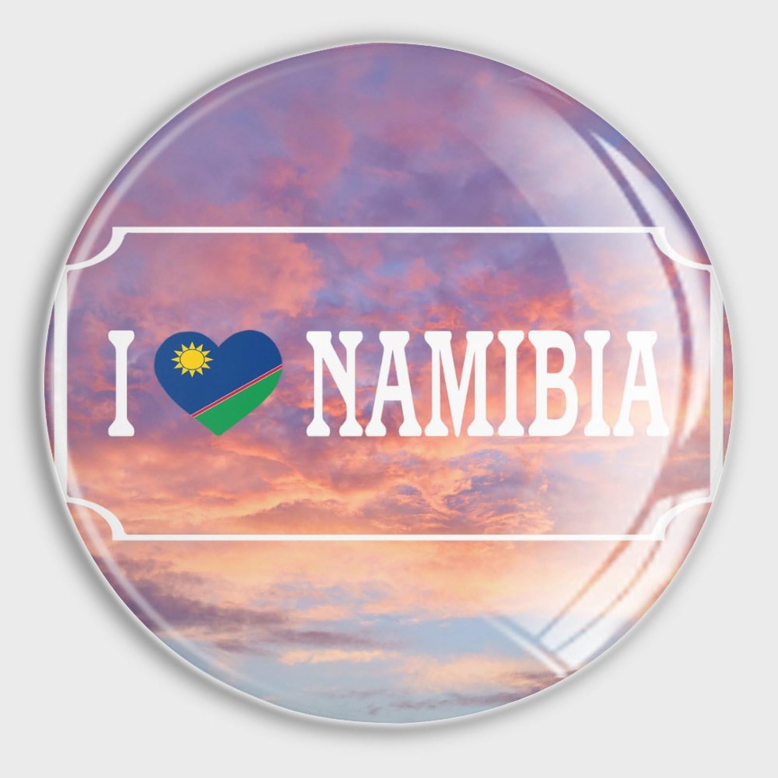 Imanes pequeños Choice Peace de cristal de Namibia anticaídas 4 pzas