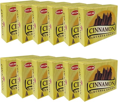 Miniatura 6 de Paquete de conos de incienso de canela y quemador de incienso de cono Insence Insense Hem