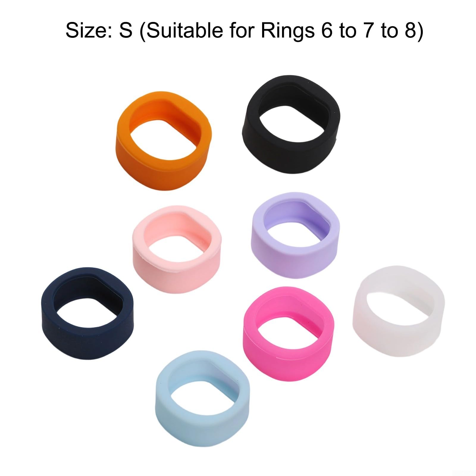Smart Ring Case, 8 coperture protettive in silicone per RingConn Gen 2/2 Air, robuste, antigraffio, indossabili, per il fitness (S)