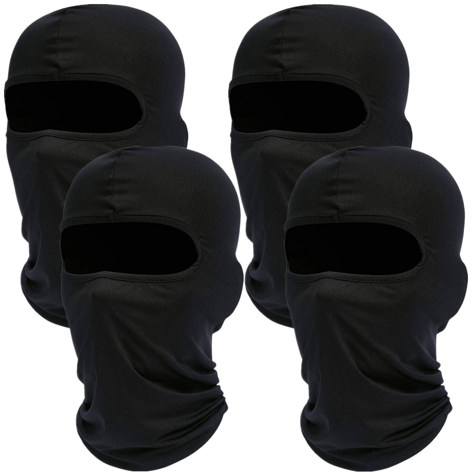 4 Pcs Balaclava Face Ski Mask Full Face Cover Hood Shiesty Masks for Men Women