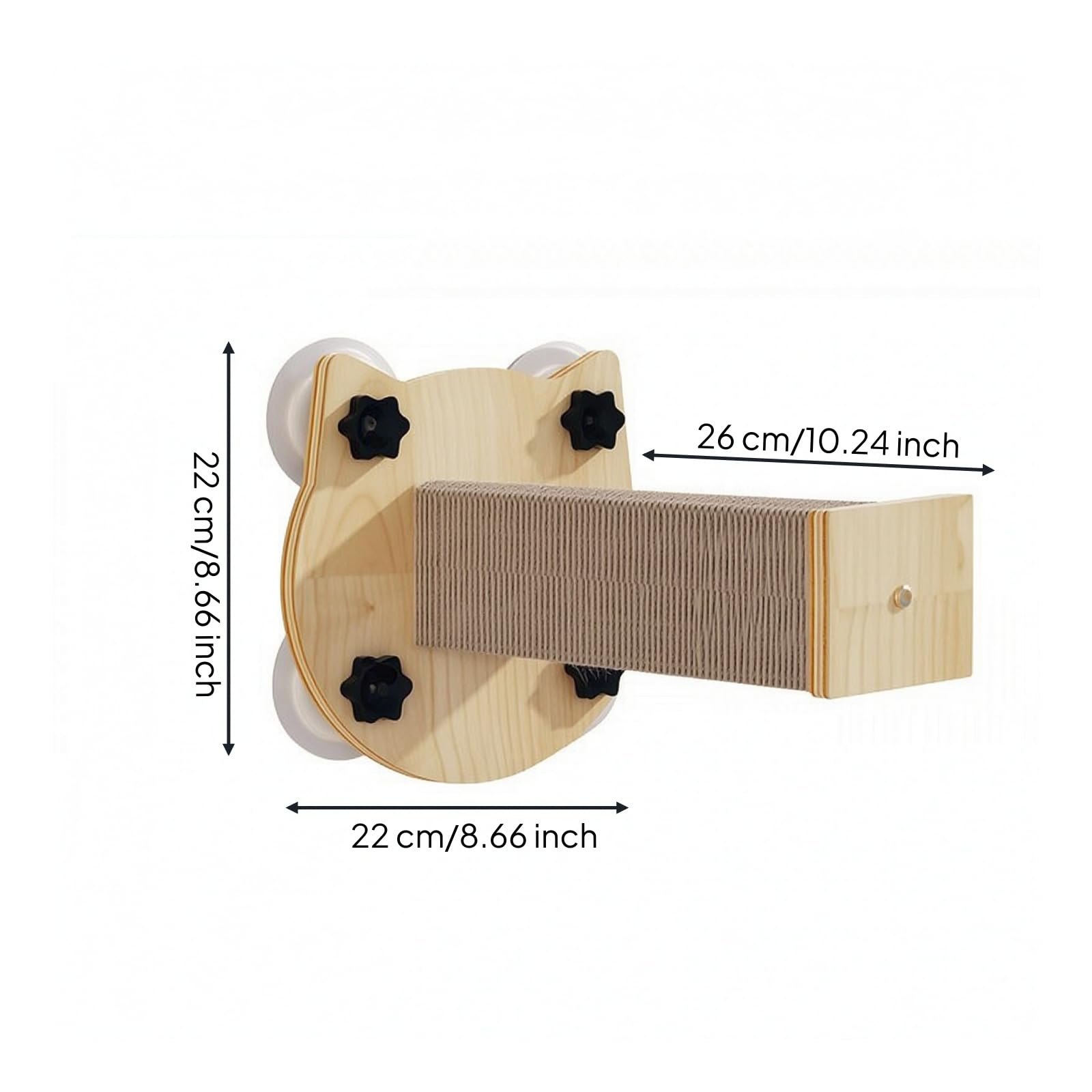 Perchoir pour Chat avec Ventouses, Style to 2