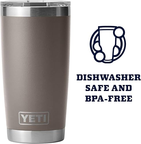 Miniatura 4 de YETI - Vaso térmico de 20onzas de acero inoxidable con aislamiento al vacío y tapa MagSlider modelo Rambler