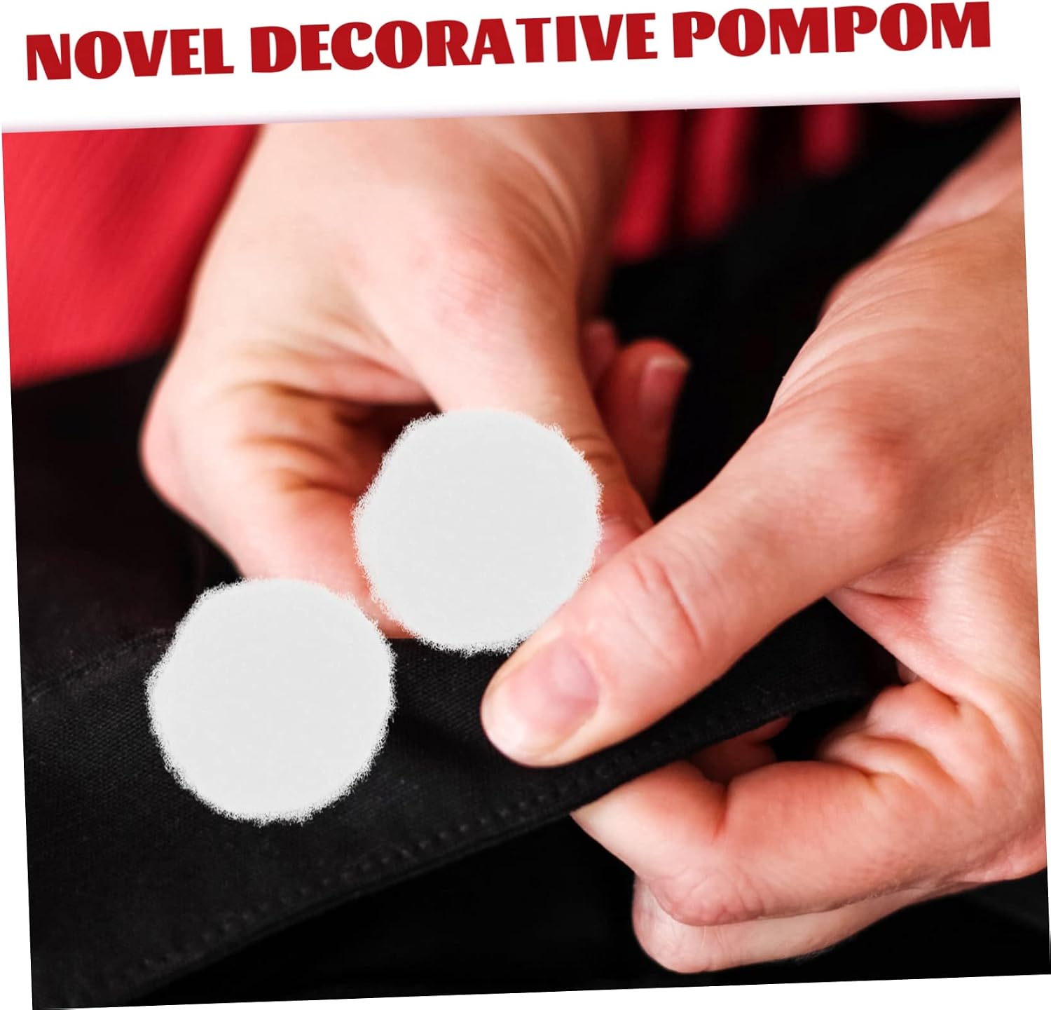 GLSTOY 500pcs Craft Balls Pom Poms for DIY Decorations Clothing Accessories for Creative Projects