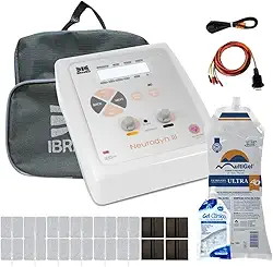 Kit Neurodyn III TENS, FES e Burst Ibramed Com Eletrodos e Gel